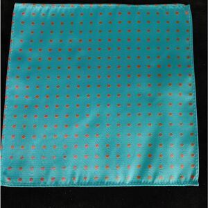ALLURE MEN'S MULTI-DOT POCKET SQUARE.